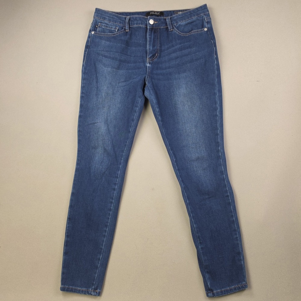 Judy Blue JB88113 Skinny Fit Dark Wash Jeans Womens 11/30 Stretch Denim Mid Rise